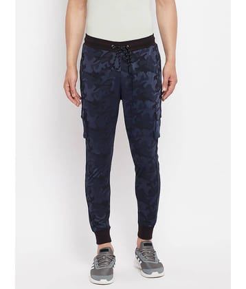 Duke - Blue Cotton Blend Men's Joggers ( Pack of 1 )