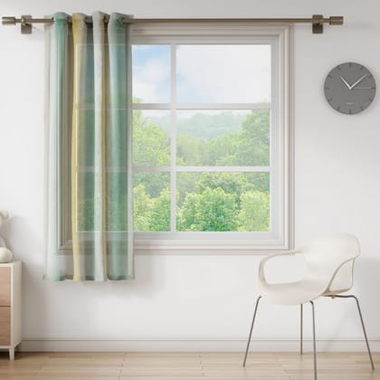 DDECOR - 100% PolyesterOmbre PatternWindow 5 Ft|135 CM X 160 CM| - Turquoise