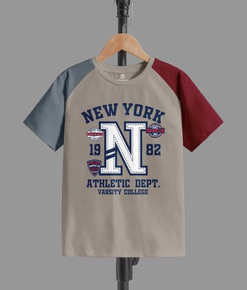 CODEZ Pack of 2 Boys Cotton T-Shirt ( Beige )