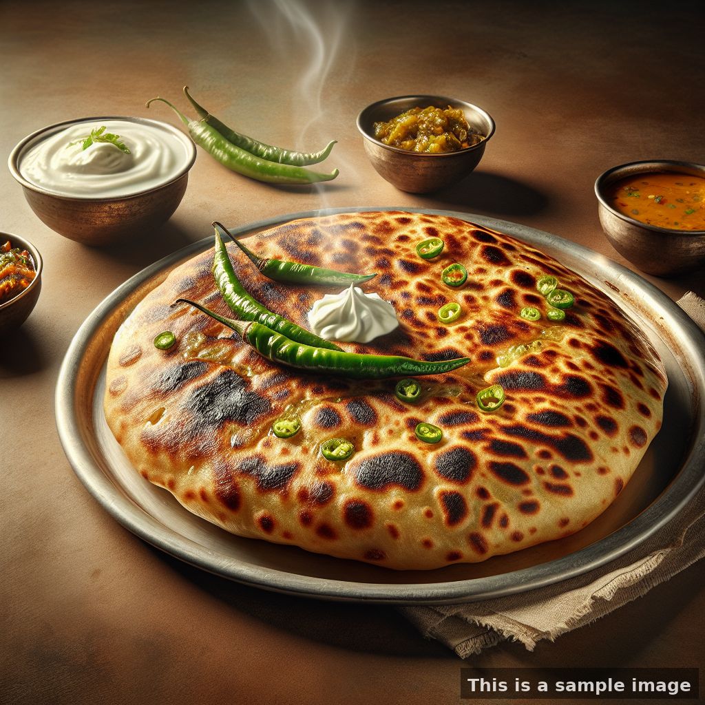 Mirchi Parantha