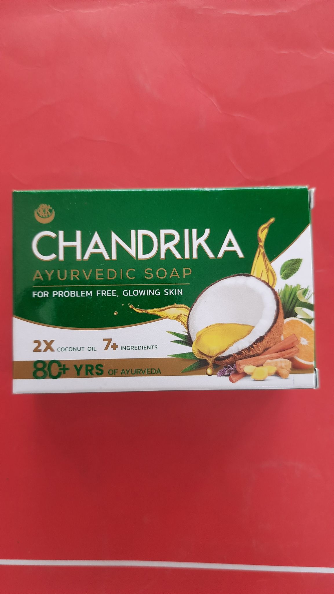 Chandrika Ayurvedic soap 