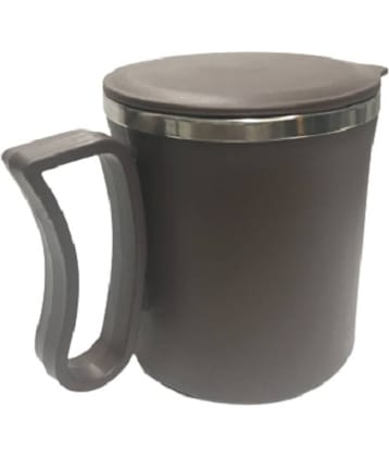 Dynore - Coffee Steel Coffee Mug ( Pack of 1 )