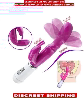 Pretty Love G Spot Penis Shape Vibrating  Rabbit Vibrator (RANDOM COLOUR) By Kamahouse