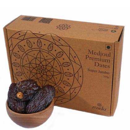 Rasda Medjoul Dates Box Palestine Premium Super Jumbo - 500g