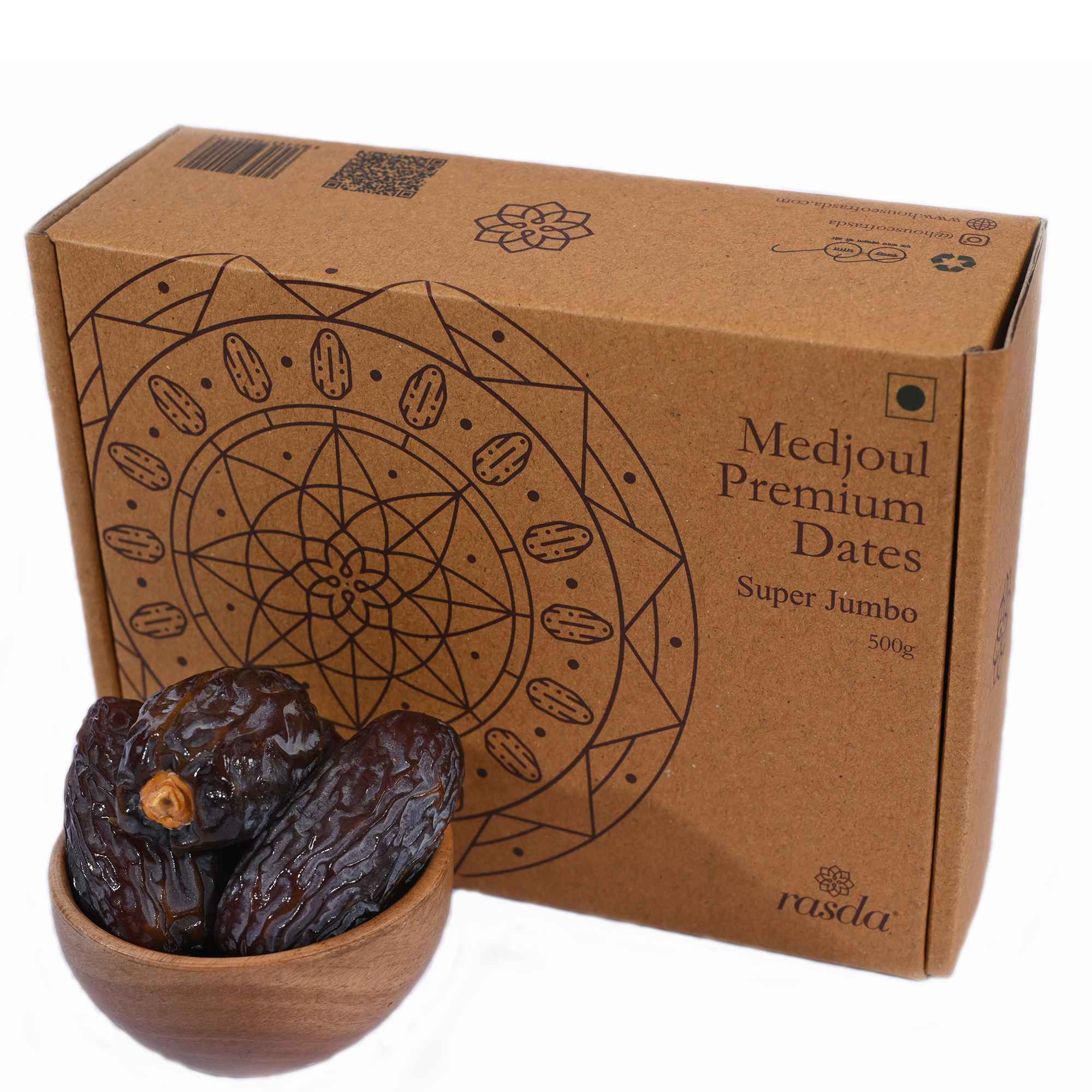 Rasda Medjoul Dates Box Palestine Premium Super Jumbo - 500g