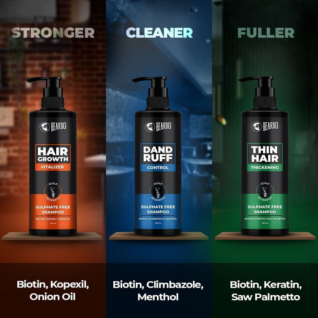Beardo Dandruff Control Sulphate Free Shampoo