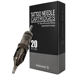 Mumbai Tattoo Tattoo Needle Cartridge 1RL Black Box ( Pack Of 20 )