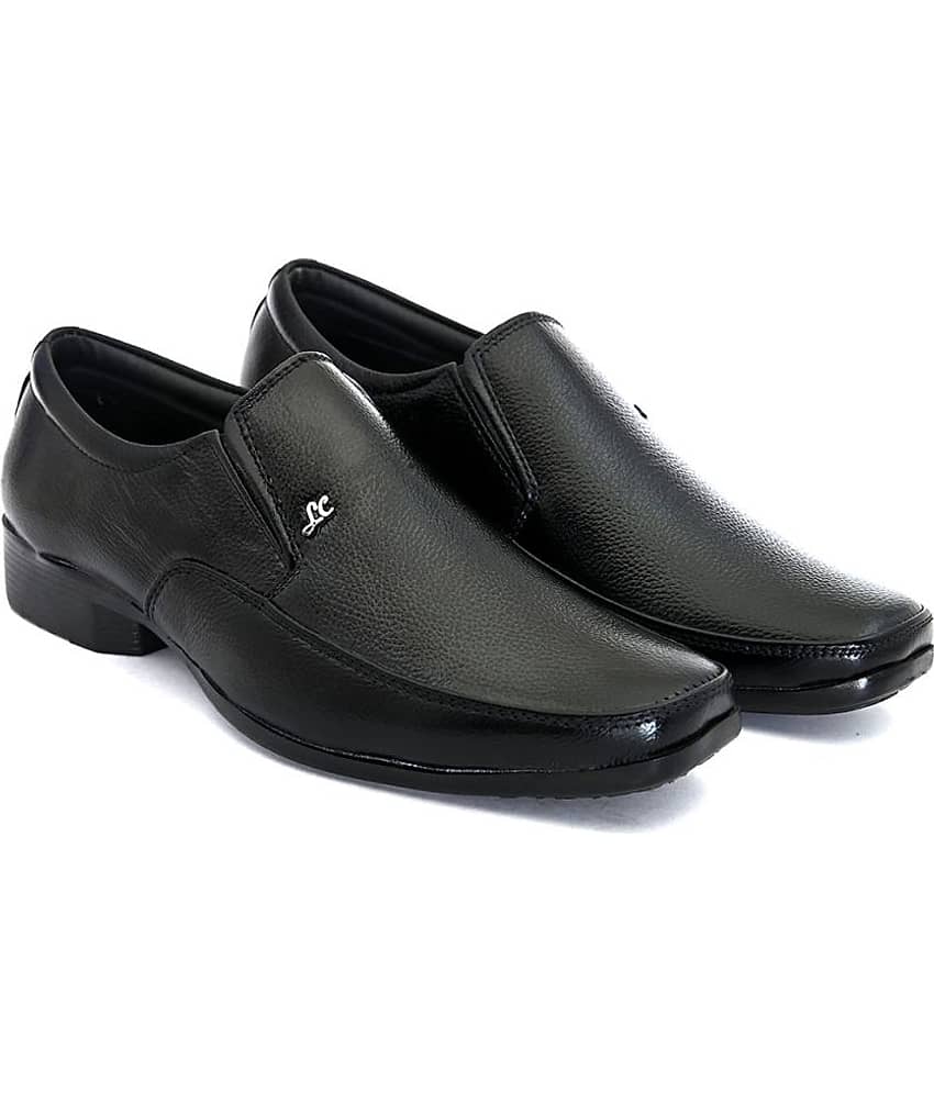 Fashion Victim - Black Men's Slip On Formal Shoes