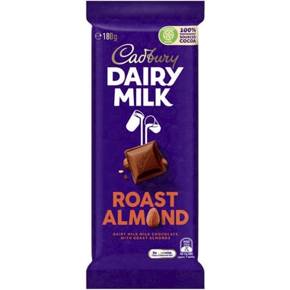 Cadbury Dairy Milk Roast Almond, 180gm