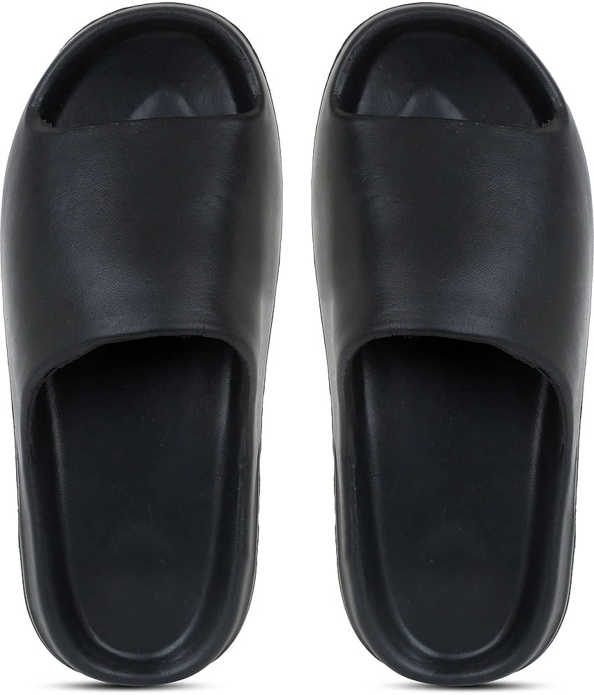 Pampy Angel - Black Men's Slide Flip flop