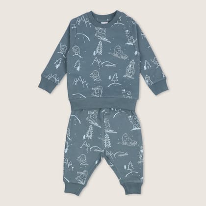 Christmas Green Joggers-6-9 Months