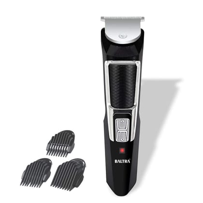 BALTRA Sam Cordless Beard Trimmer | 2-Hour Quick Charge, 90-Minute Runtime, Stainless Steel Blade, High-Speed Motor, Lightweight & Travel-Friendly with Guide Comb & 2-Year Warranty