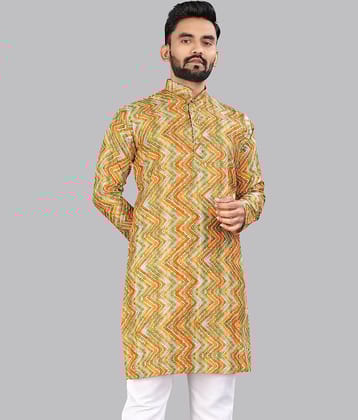allan peter Blue Cotton Men's Regular Kurta ( Pack of 1 )