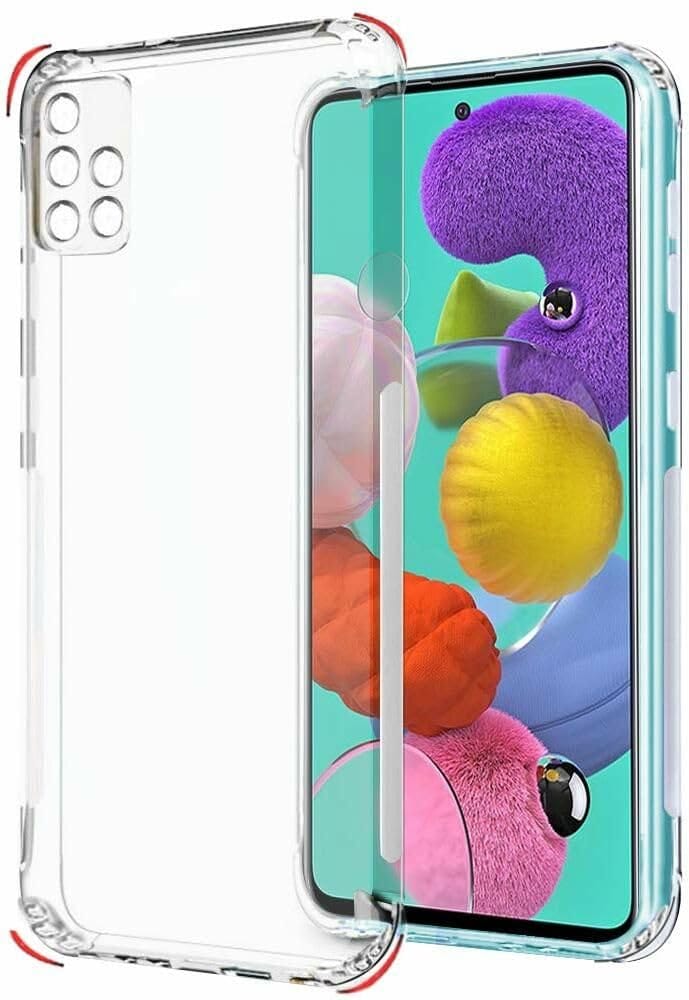 PLUGTECH TPU Ultra Hybrid Clear Camera Protection Back Cover Case for Samsung A51