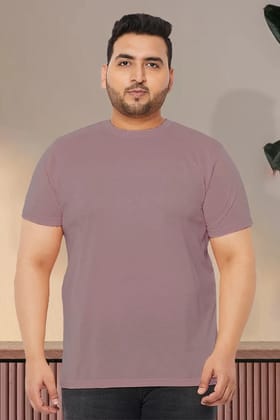 Plus Size - Mouve- Classic Crew-XXL