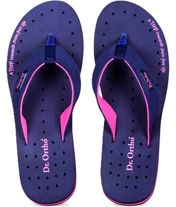 Dr.Ortho Extra Soft Women Slipper Blue Women's Slipper