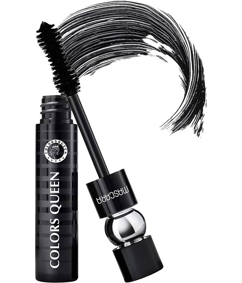 Colors Queen Stack Mascara Clump Free, Comfy, Waterproof - Black, 10ml (Pack of 1)
