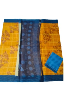 Elegant Cotton Saree Drape in Grace