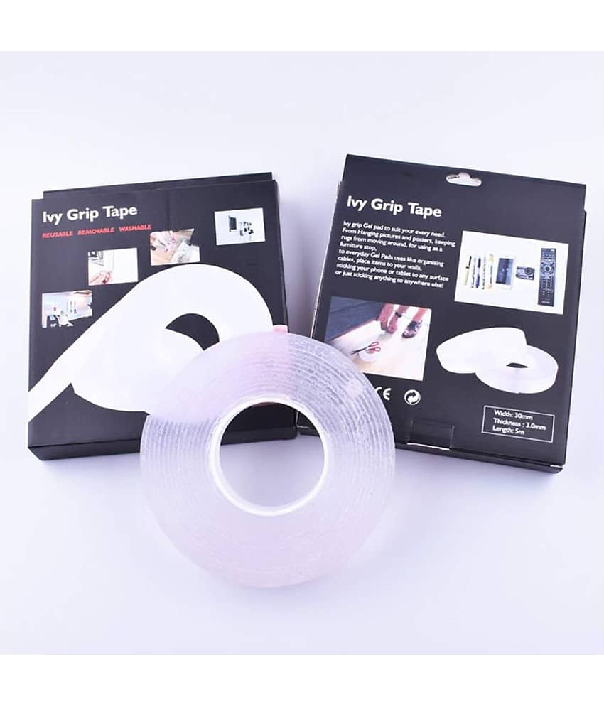 NIRVA ENTERPRISE Nano Tape Traceless Washable Removable Gel Grip Sticker