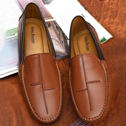 John Karsun - Tan Mens Slip on - 9