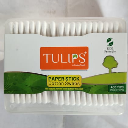 Tulips Paper stick Cotton swabs 200 stems 