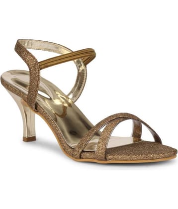 Ishransh - Silver Women's Sandal Heels