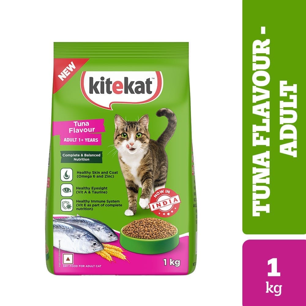 Kitekat Tuna Flavour Adult (1+ Years) Dry Cat Food 1kg