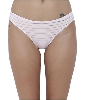 BASIICS By La Intimo Polyester Women's Briefs ( Pink )