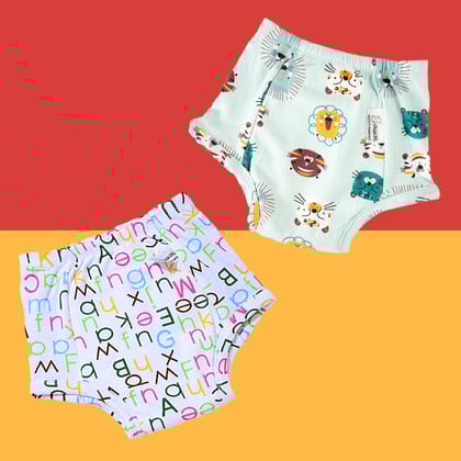 Potty Training Pants Kindergarten Tales & Lion Print 4-5 Years Pack of 2-Size 4 (4-5 years)