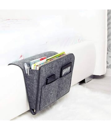 Bedside Caddy| Ipad Holder | Dorm College Room, Bunk Bed, Hospital Bed, Kids Baby Bed | Hanging Storage Organizer | Remote Holder