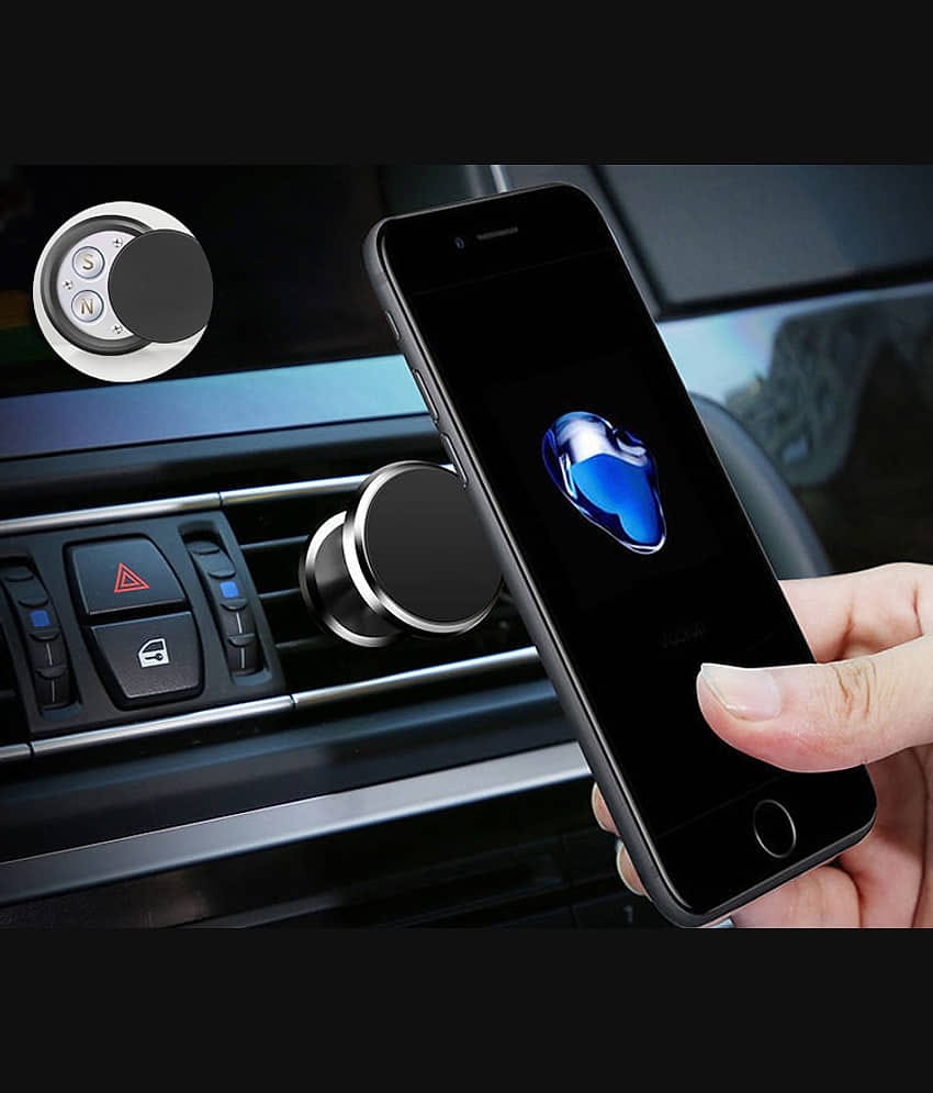 Flenzy Windshield Only Single Clamp Car Mobile Holder - Black