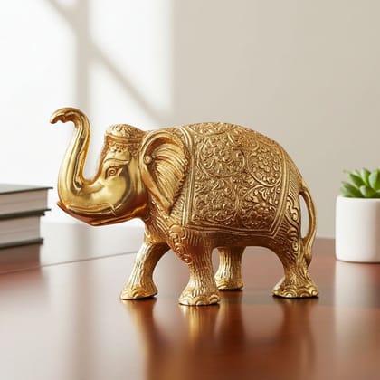 Aluminium Showpiece Elephant (ASMAS240 C)