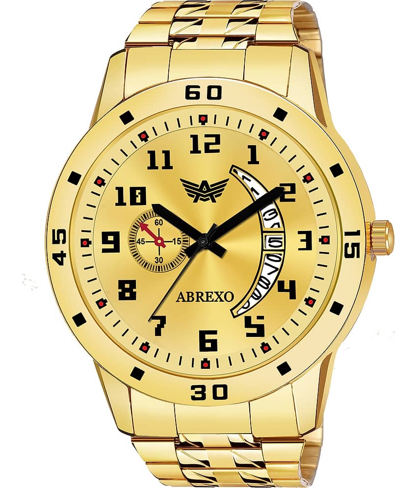 Abrexo Gold Stainless Steel Analog Men's Watch