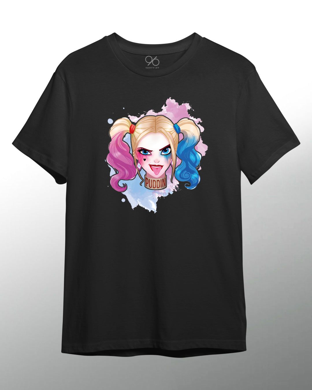 Harley Quinn T-Shirt-Small / Black