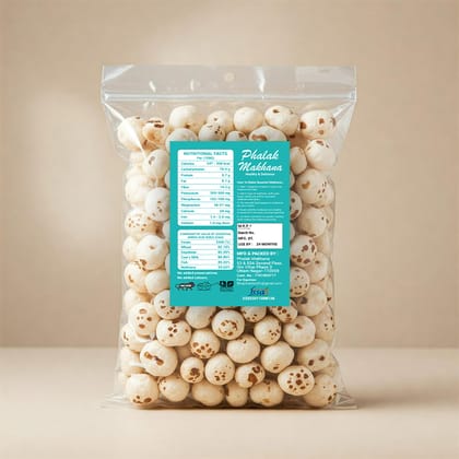 Phalak Makhana | Crunchy & Raw Plain Makhana 100gm