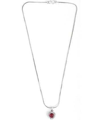 PUJVI Red Pendant ( Pack of 1 )