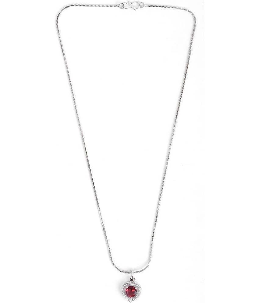 PUJVI Red Pendant ( Pack of 1 )