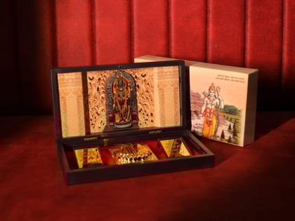Portable Puja Shrine Set-Classic