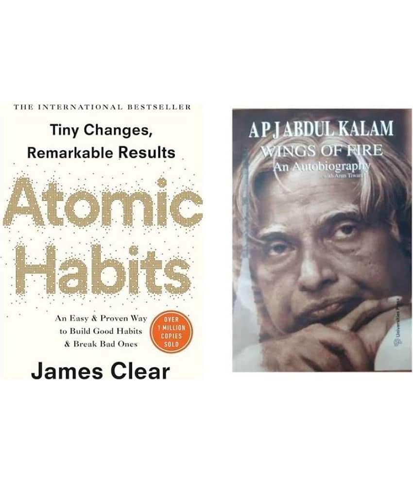 Unico 2 books ) Atomic Habits & Wings Of Fire An Autobiography Paperback
