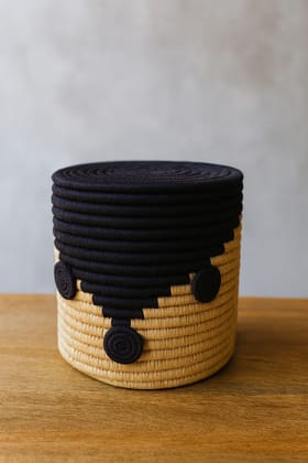 Tiger Grass Designed Laundry Basket