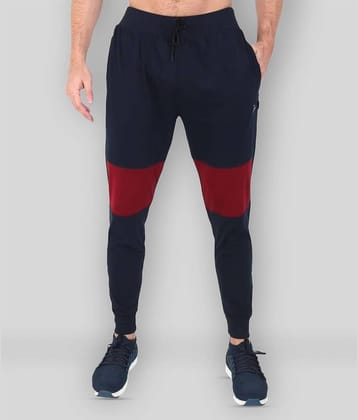 Zeffit - Navy Blue Cotton Blend Men's Trackpants ( Pack of 1 )