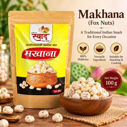 Premium Fox Nuts (Makhana) | Lotus Seeds | Natural & Crunchy Indian Snack Premium Fox Nuts (Makhana) | Lotus Seeds | Natural & Crunchy Indian Snack