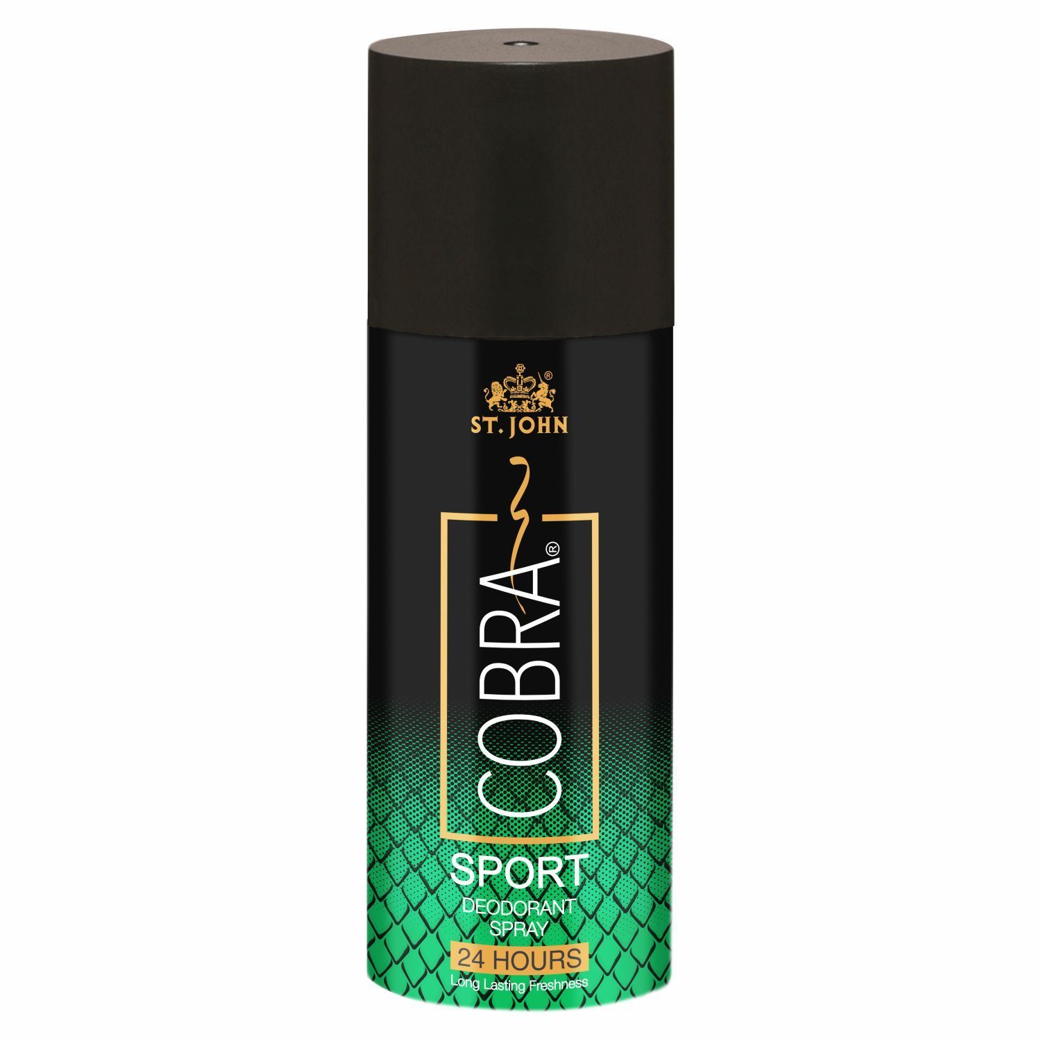 ST.JOHN Deo Cobra Sport Limited Edition Deodorant Body Spray for Long Lasting Protection 150ml (Pack of 12)