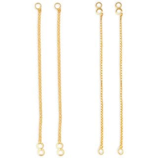 1gram gold Plated Kanchain Ear chain earcuff Ear to Ear Combo for Women & Girls