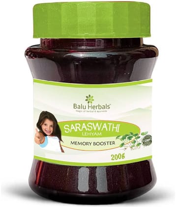 BALU HERBALS AYURVEDA Saraswathi Lehyam Paste 200 Gm Pack of 1