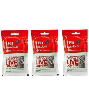 IFB Descaling drum cleaning Washing Machine Cleaner Powder 100 gram each (Pack of 3)