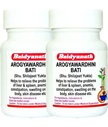 Baidyanath Arogyawardhini Bati, 80 Tablets (Pack of 2)