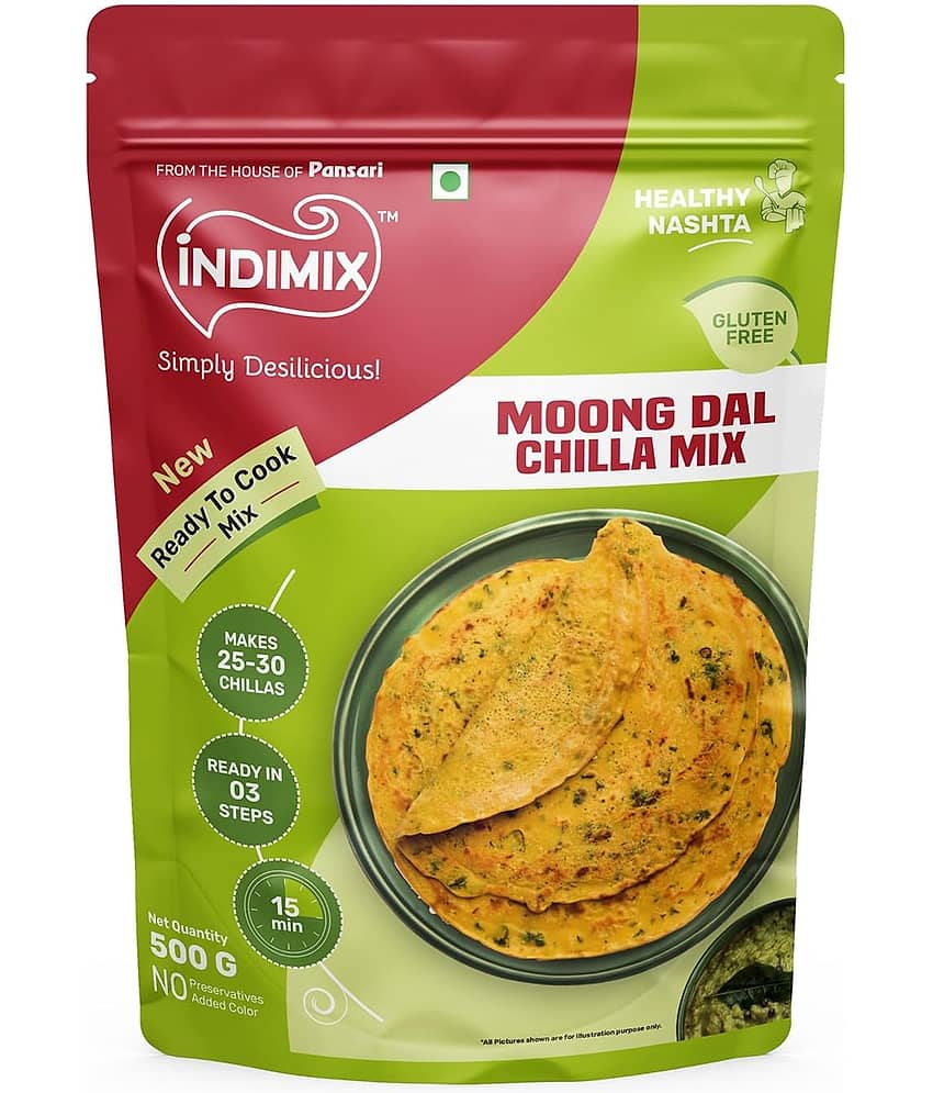 INDIMIX RTC Moong Dal Chilla 500 gm