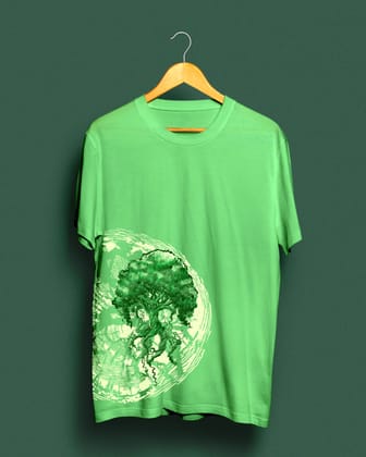 Tree | Bong Graphic Tees | Green-Green / X-small