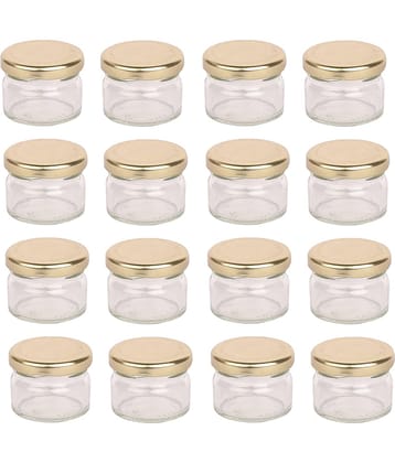 AFAST Glass Container Glass Transparent Utility Container ( Set of 16 )